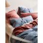 Linen House Nimes Linen Quilt Cover Set | Double | Nightfall