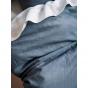 Linen House Nimes Linen Quilt Cover Set | King | Nightfall 
