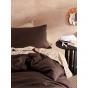 Linen House Nimes Linen Kids Quilt Cover Set | Double | Espresso