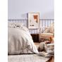 Linen House Nimes Linen Kids Quilt Cover Set | Double | Grey