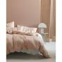 Linen House Nimes Linen Quilt Cover Set | King | Nude