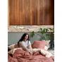 Linen House Nimes Linen Quilt Cover Set | King | Nude