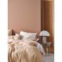 Linen House Nimes Linen Quilt Cover Set | King | Nude