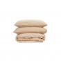 Linen House Nimes Linen Quilt Cover Set | Queen | Nude 