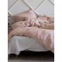 Linen House Nimes Linen Quilt Cover Set | Double | Rose