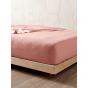 Linen House Nimes Linen Fitted Sheet 50cm | Queen | Rosette