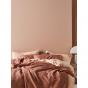 Linen House Nimes Linen Quilt Cover Set | Double | Rust