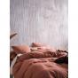 Linen House Nimes Linen Quilt Cover Set | Double | Rust