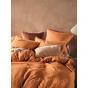 Linen House Nimes Linen Quilt Cover Set | Queen | Terracotta