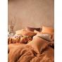Linen House Nimes Linen Quilt Cover Set | Single | Terracotta 