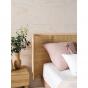 Linen House Nimes Linen Fitted Sheet 50cm | Queen | White 