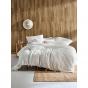 Linen House Abigail Quilt Cover Set | Super King | White 