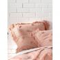 Linen House Adalyn Quilt Cover Set | Queen | Peach