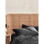 Linen House Nara Quilt Cover Set | Single | Charcoal