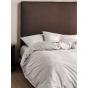 Linen House Nara Quilt Cover Set | Single | Silver 
