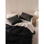 Linen House Heath Quilt Cover Set | Queen | Black 