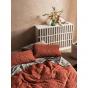 Linen House Heath Quilt Cover Set | Double | Rust 