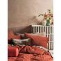 Linen House Heath Quilt Cover Set | Queen | Rust 