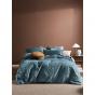 Linen House Heath Quilt Cover Set | King | Teal 