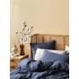 Linen House Terra Organic Cotton Quilt Cover Set | Queen | Midnight 