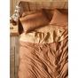Linen House Terra Organic Cotton Pecan Quilt Cover Set | Queen