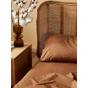 Linen House Terra Organic Cotton Pecan Sheet Set | King Single