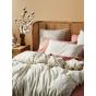 Linen House Terra Organic Cotton Stone Quilt Cover Set | King