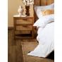 Linen House Terra Organic Cotton White Quilt Cover Set | King