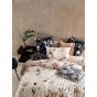 Linen House Gwyneth Quilt Cover Set | Super King | Peach