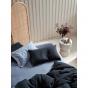 Linen House Osmond Quilt Cover Set | Double | Slate 
