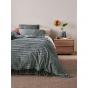 Linen House Dunaway Quilt Cover Set | Queen | Petrol