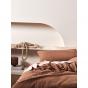 Linen House Lila Quilt Cover Set | Super King | Pecan