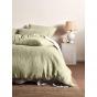 Linen House Lila Quilt Cover Set | Queen | Wasabi 