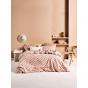 Linen House Aida Quilt Cover Set | Queen | Coral