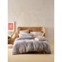 Linen House Galicia Blue-Sand Quilt Cover Set | Super King