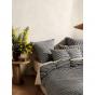 Linen House Springsteen Quilt Cover Set | Queen | Black
