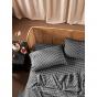 Linen House Springsteen Sheet Set | King Single | Black