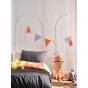 Linen House Smiles All Round Quilt Cover Set | Queen | Charcoal-Apricot