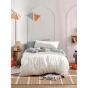 Linen House Smiles All Round Quilt Cover Set | Queen | Sugar-Smoke
