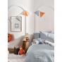 Linen House Smiles All Round Quilt Cover Set | Single | Sugar-Smoke 