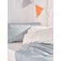 Linen House Smiles All Round Sheet Set | Double | Smoke 