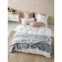 Linen House Sena Silver Blanket | Small