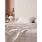 Linen House Morella Flannelette Sheet Set | King | Dusk 