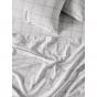 Linen House Morella Flannelette Sheet Set | King Single | Smoke