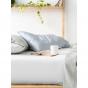 Linen House Augusta Fitted Sheet 50cm | King | Pale Blue