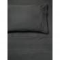 Linen House 1000TC Cotton Sheet Set | Queen | Charcoal 