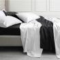 Logan & Mason Flat Sheet 400TC | Double Bed | White
