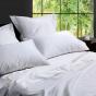 Logan & Mason Flat Sheet 400TC | Queen Bed | White