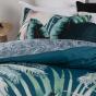 Logan & Mason Mauritius Quilt Cover Set | Queen Bed | Teal