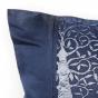 Platinum Logan & Mason Oakland Long Filled Cushion | Navy